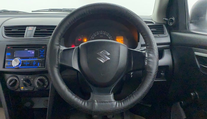 2012 Maruti Swift LXI D, Petrol, Manual, 84,903 km, Steering Wheel Close-up