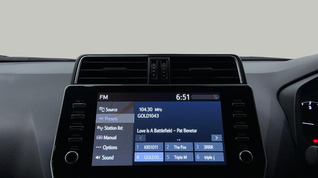 2022 Toyota Landcruiser Prado Gx, Automatic, 76779 km, Infotainment System