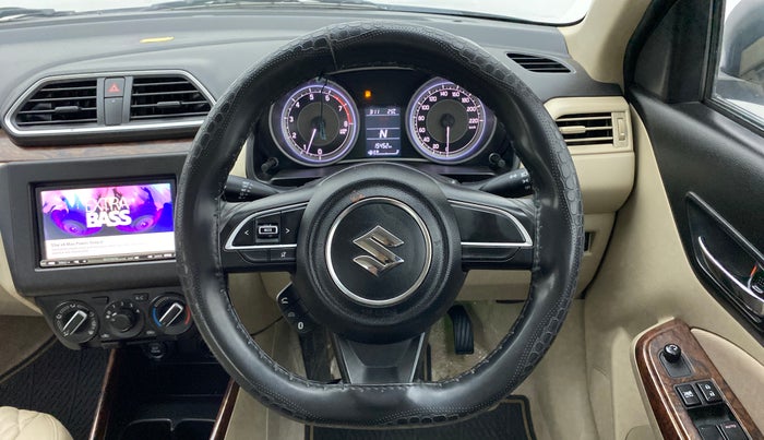 2019 Maruti Dzire VXI AMT, Petrol, Automatic, 15,517 km, Steering Wheel Close Up
