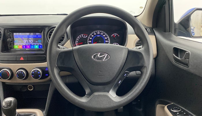 2017 Hyundai Grand i10 MAGNA 1.2 VTVT, Petrol, Manual, 19,356 km, Steering Wheel Close Up