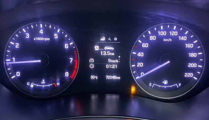 2014 Hyundai Elite i20 ASTA 1.2, Petrol, Manual, 72,110 km, Odometer Image