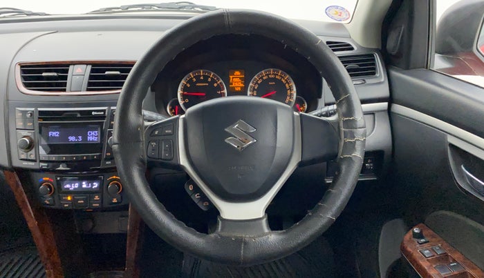 2014 Maruti Swift ZXI, Petrol, Manual, 54,625 km, Steering Wheel Close Up