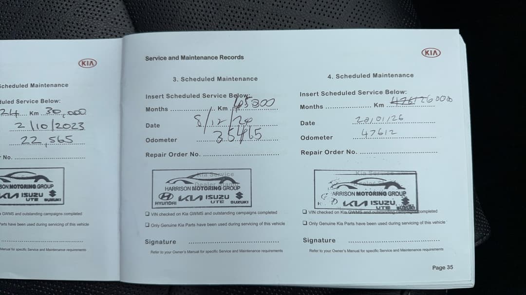 2021 Kia Cerato Sport+, Automatic, 52403 km, Service History