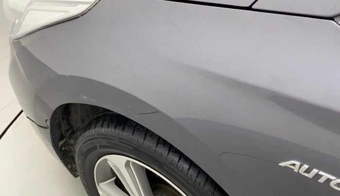 2019 Hyundai Verna 1.6 VTVT SX (O) AT, Petrol, Automatic, 57,538 km, Left fender - Slightly dented