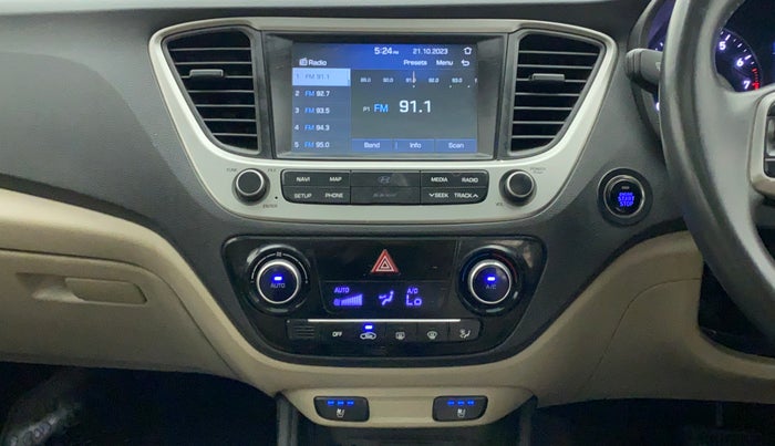 2019 Hyundai Verna 1.6 VTVT SX (O) AT, Petrol, Automatic, 57,538 km, Air Conditioner