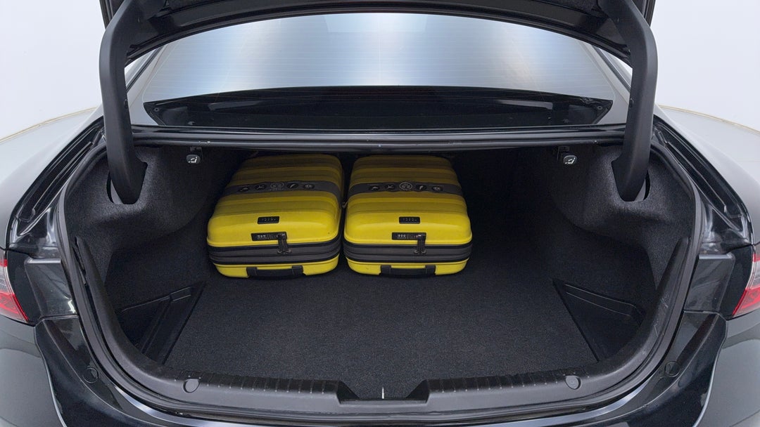 Boot Inside View with Luggage
