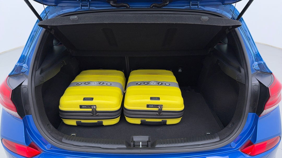 Boot Inside View with Luggage