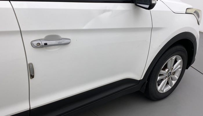 2018 Hyundai Creta SX PLUS 1.6 DIESEL, Diesel, Manual, 1,05,888 km, Driver-side door - Slightly dented