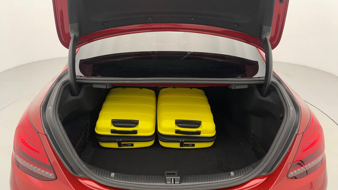Boot Inside View with Luggage