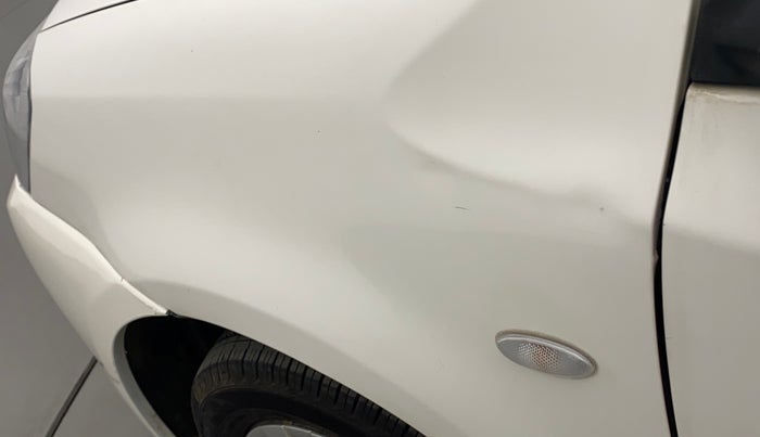 2011 Toyota Etios G, Petrol, Manual, 44,756 km, Left fender - Slightly dented