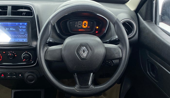2019 Renault Kwid RXL, Petrol, Manual, Steering Wheel Close Up