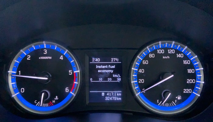 2017 Maruti S Cross ZETA 1.3, Diesel, Manual, 32,734 km, Odometer View