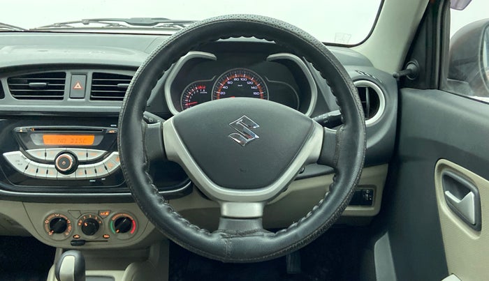 2015 Maruti Alto K10 VXI AMT P, Petrol, Automatic, 32,696 km, Steering Wheel Close Up