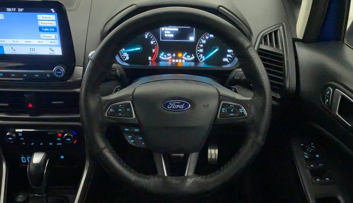 2019 Ford Ecosport TITANIUM + 1.5L PETROL AT, Petrol, Automatic, 64,939 km, Steering Wheel Close Up