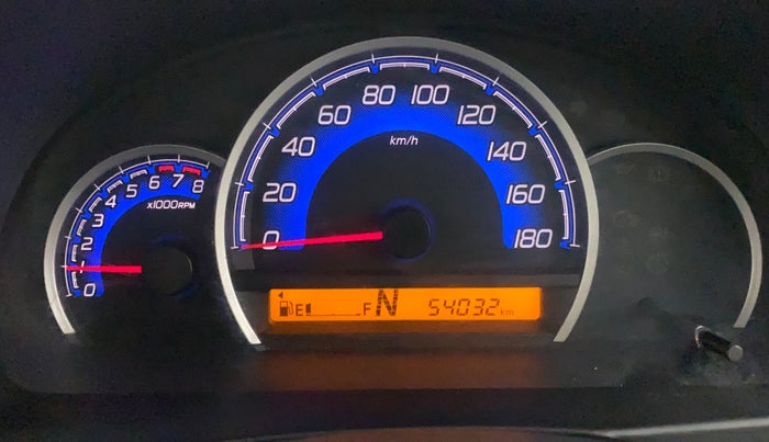 2017 Maruti Wagon R 1.0 VXI AMT, Petrol, Automatic, 54,032 km, Odometer Image