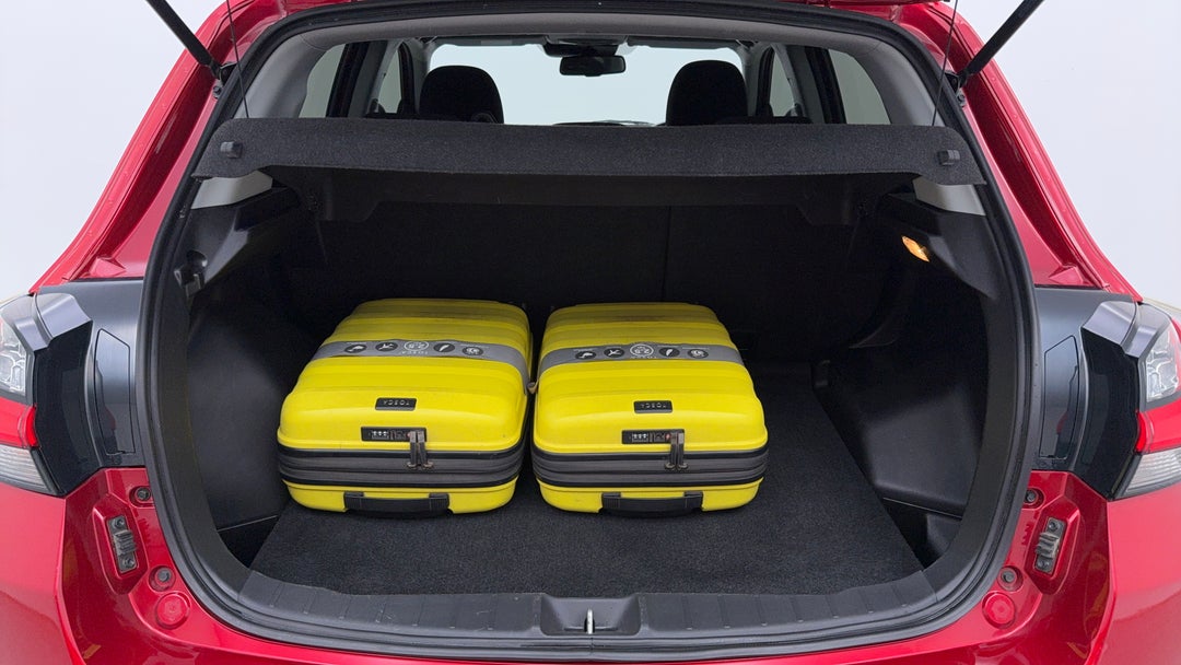 Boot Inside View with Luggage