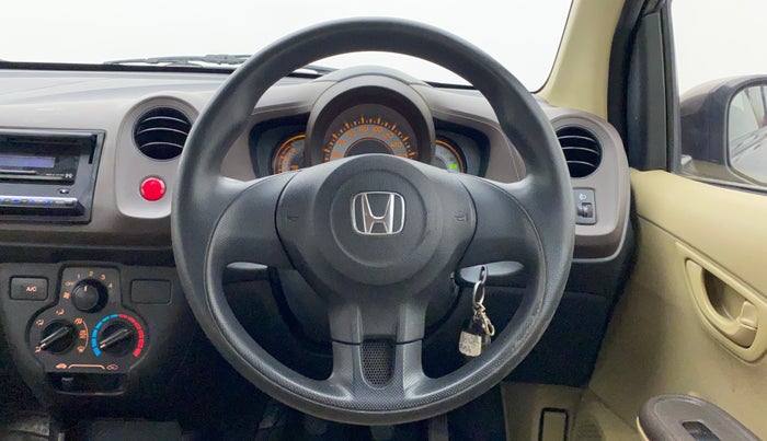 2013 Honda Brio EX MT, Petrol, Manual, 99,803 km, Steering Wheel Close Up