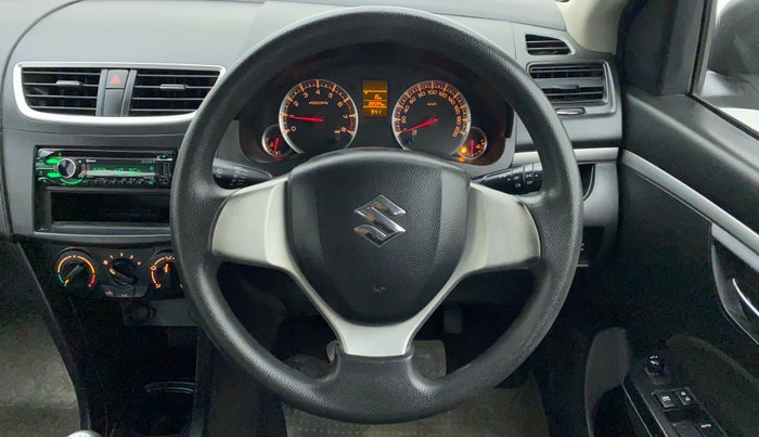 2014 Maruti Swift VXI D, Petrol, Manual, 39,700 km, Steering Wheel Close Up