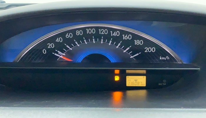 2013 Toyota Etios G, Petrol, Manual, 1,16,338 km, Odometer Image