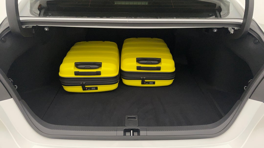 Boot Inside View with Luggage