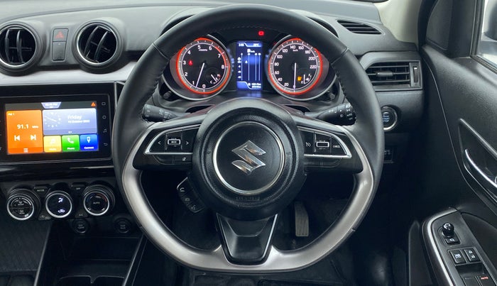 2021 Maruti Swift ZXI+ DUAL TONE , Petrol, Manual, 37,270 km, Steering Wheel Close Up