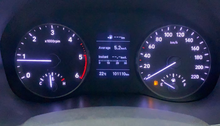 2018 Hyundai Verna 1.6 SX (O) CRDI MT, Diesel, Manual, 1,01,110 km, Odometer Image