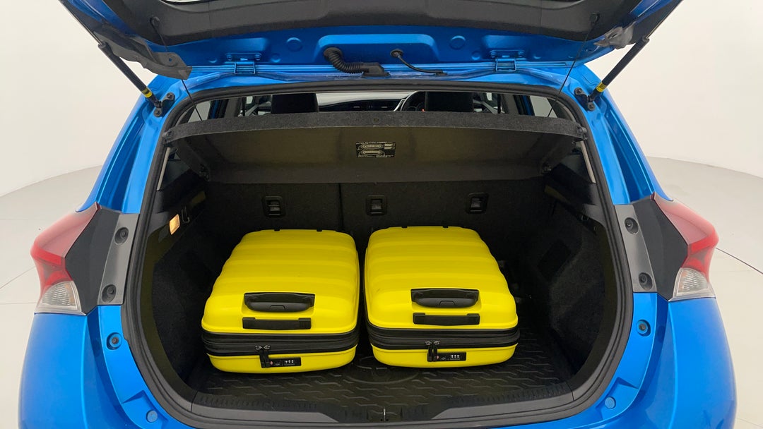 Boot Inside View with Luggage