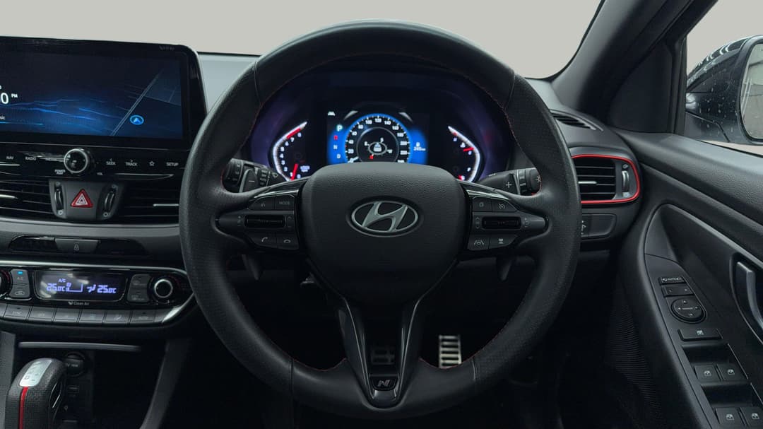 2022 Hyundai i30 N Line Premium, Automatic, 35636 km, Steering Wheel Close-up