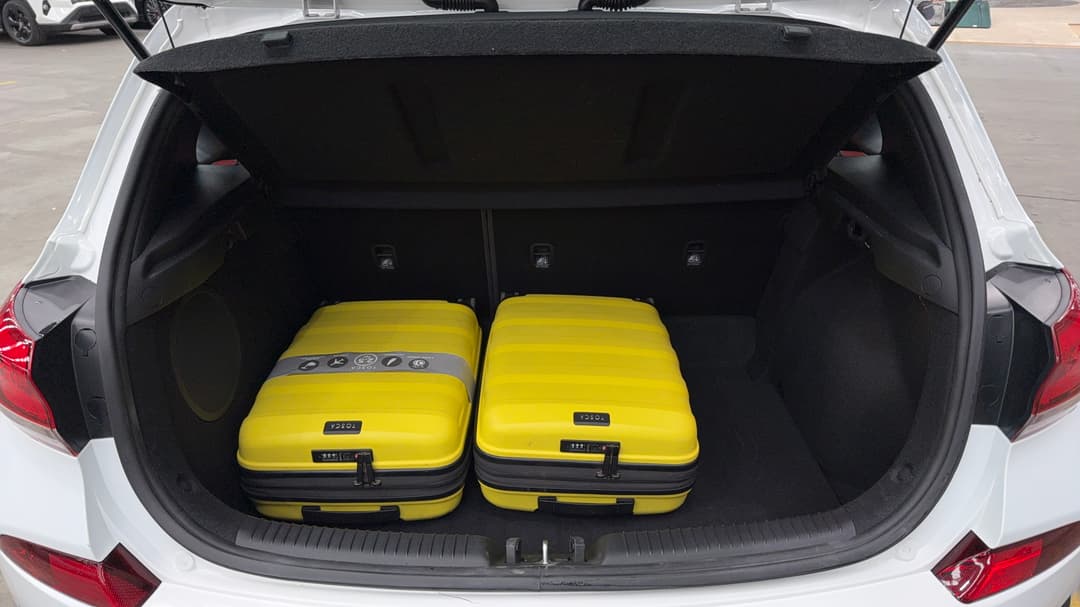 2022 Hyundai i30 N Line Premium, Automatic, 35636 km, Boot Inside View with Luggage