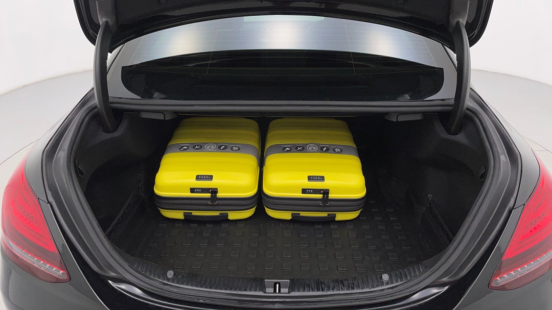 Boot Inside View with Luggage