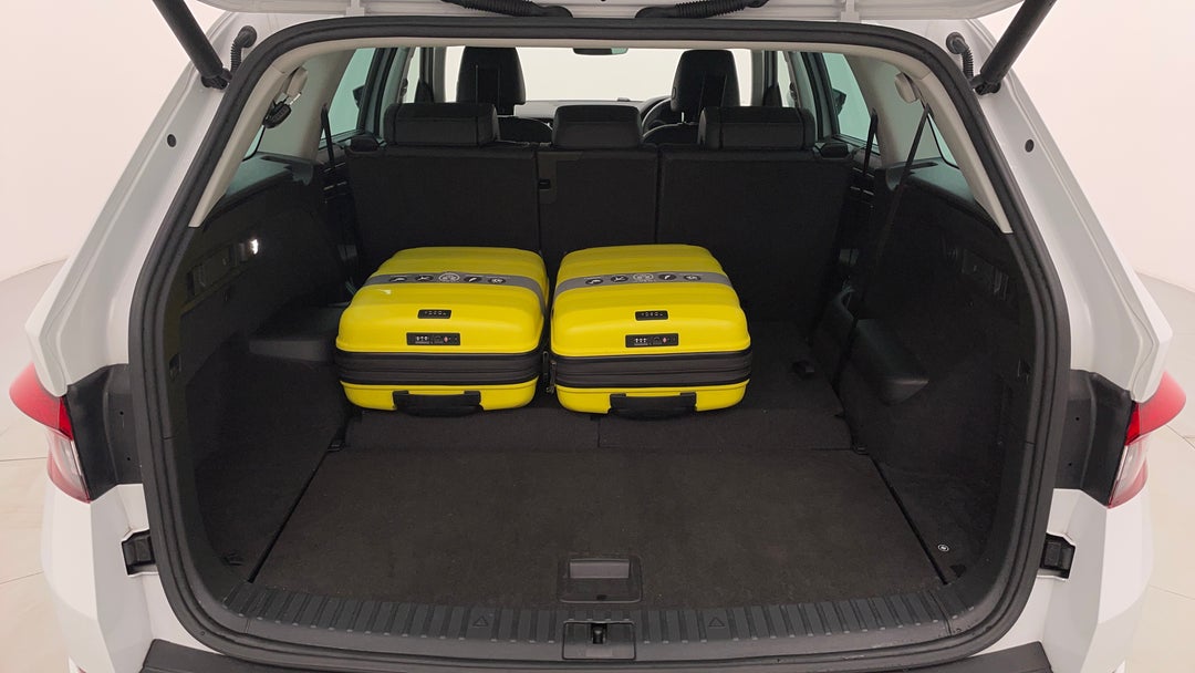 Boot Inside View with Luggage