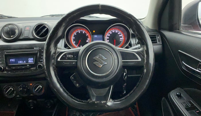 2018 Maruti Swift VXI, Petrol, Manual, 77,607 km, Steering Wheel Close Up