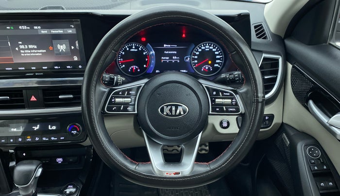2019 KIA SELTOS 1.4 GTX+ TURBO GDI PETROL AT, Petrol, Automatic, 13,690 km, Steering Wheel Close Up
