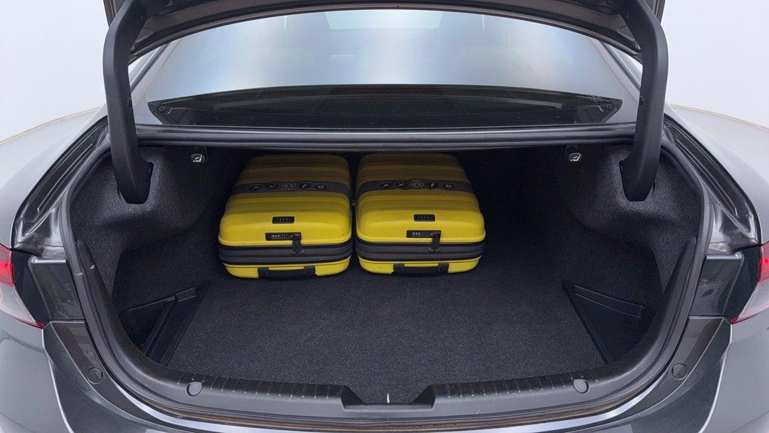 Boot Inside View with Luggage