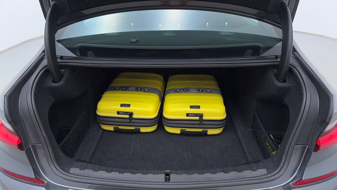 Boot Inside View with Luggage