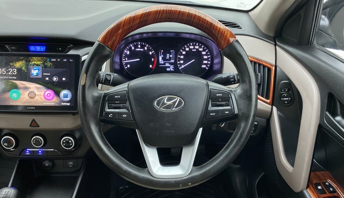 2019 Hyundai Creta 1.6 E + VTVT, Petrol, Manual, 16,733 km, Steering Wheel Close Up