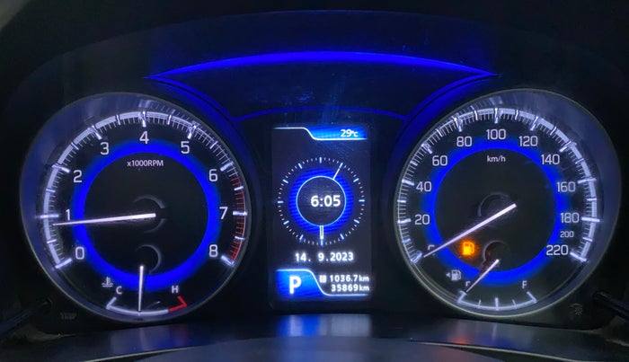 2016 Maruti Baleno ZETA CVT PETROL 1.2, Petrol, Automatic, 35,869 km, Odometer Image