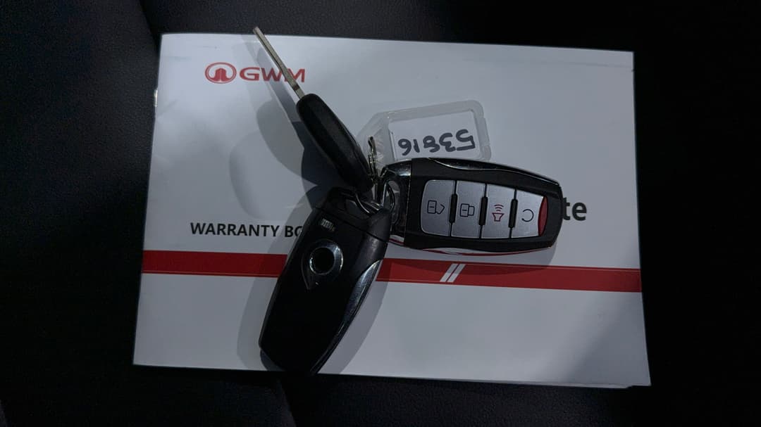 2021 GWM Ute Cannon-l (4x4), Automatic, 57226 km, Key Close-up