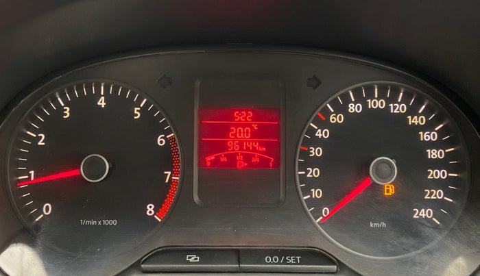 2011 Volkswagen Polo TRENDLINE 1.2L PETROL, Petrol, Manual, 96,143 km, Odometer Image