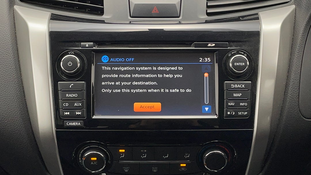 2018 Nissan Navara St (4x4), Automatic, 101289 km, Infotainment System