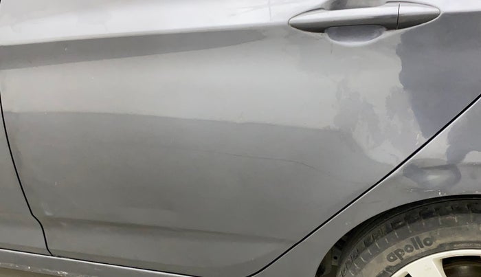 2012 Hyundai Verna FLUIDIC 1.6 VTVT SX, Petrol, Manual, 47,118 km, Rear left door - Minor scratches