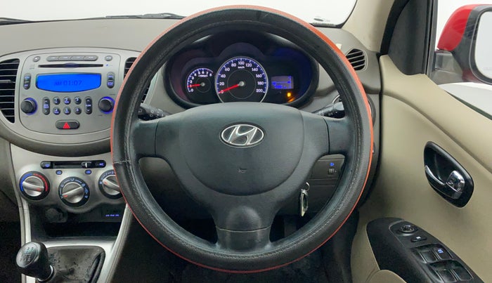 2012 Hyundai i10 SPORTZ 1.1, CNG, Manual, 74,850 km, Steering Wheel Close Up