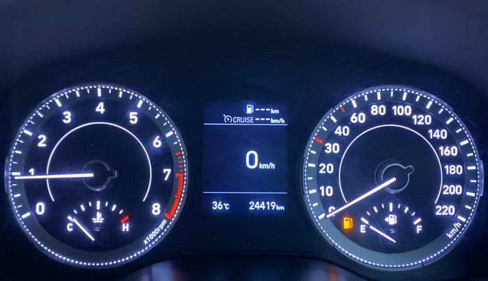 2021 Hyundai VENUE 1.0L Turbo GDI SX(O) MT, Petrol, Manual, 24,478 km, Odometer Image