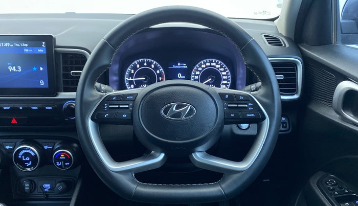 2021 Hyundai VENUE 1.0L Turbo GDI SX(O) MT, Petrol, Manual, 24,478 km, Steering Wheel Close Up