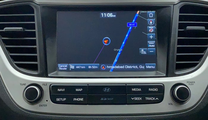 2018 Hyundai Verna 1.6 VTVT SX, Petrol, Manual, 53,475 km, Navigation System