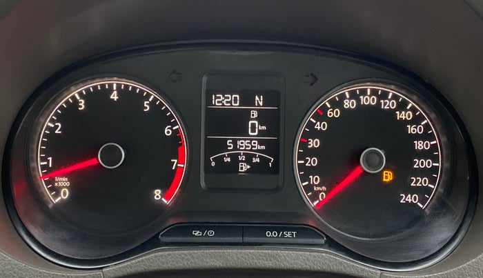 2017 Volkswagen Vento HIGHLINE 1.2 TSI AT, Petrol, Automatic, 52,022 km, Odometer Image