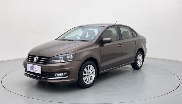 2017 Volkswagen Vento HIGHLINE 1.2 TSI AT, Petrol, Automatic, 52,022 km, Left Front Diagonal
