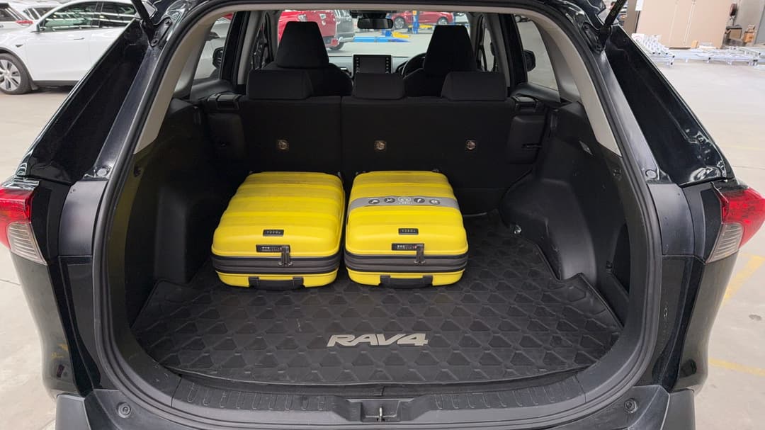 Boot Inside View with Luggage