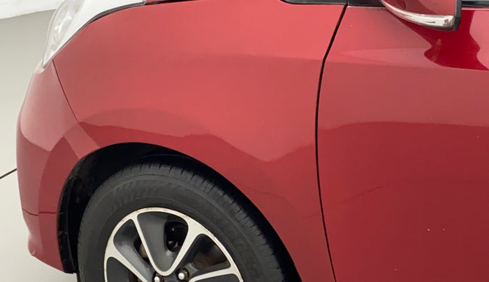 2017 Hyundai Grand i10 SPORTZ (O) AT 1.2 KAPPA VTVT, Petrol, Automatic, 74,977 km, Left fender - Paint has minor damage