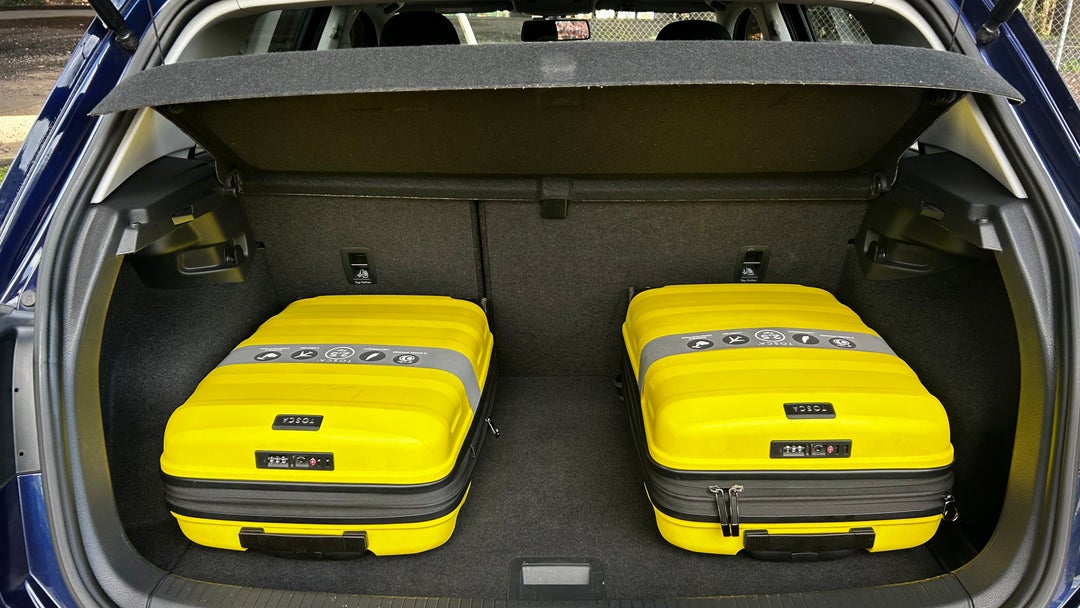 Boot Inside View with Luggage